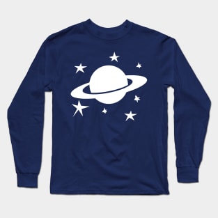 Minimal Space Scene Long Sleeve T-Shirt